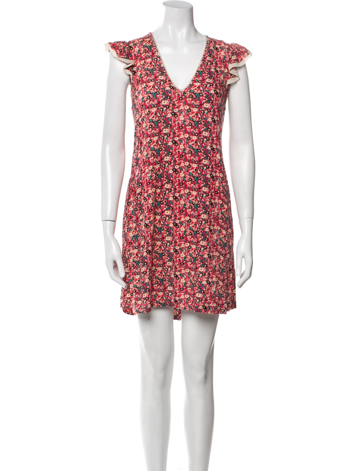 Zadig & Voltaire Floral Print Mini Dress