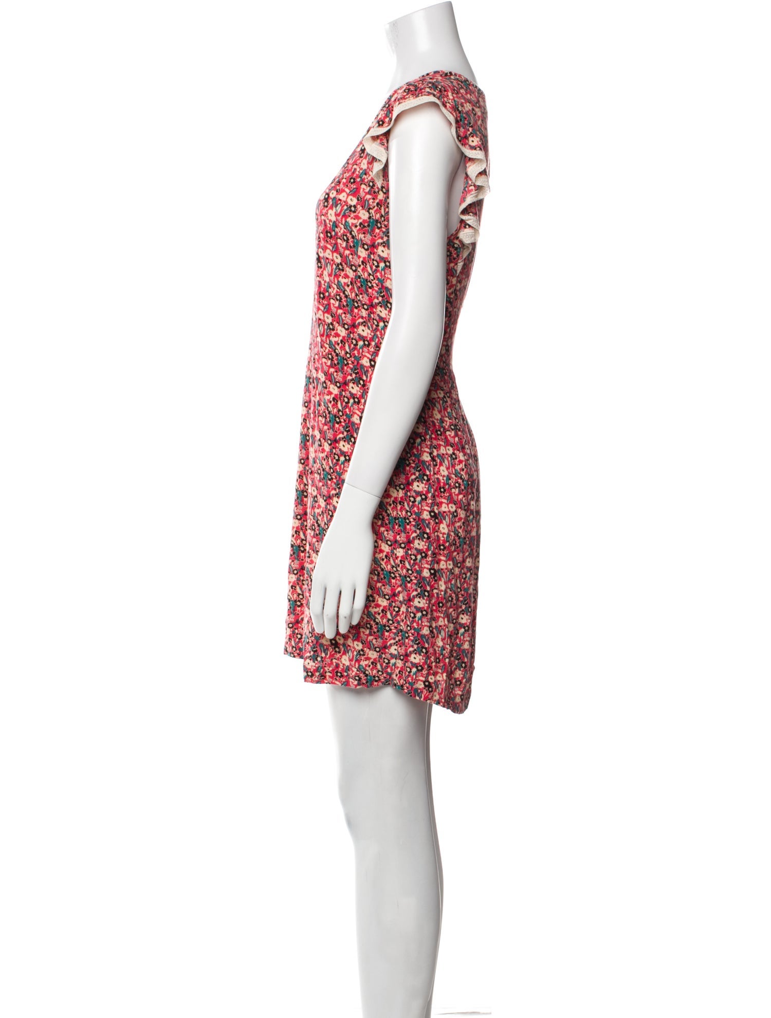 Zadig & Voltaire Floral Print Mini Dress