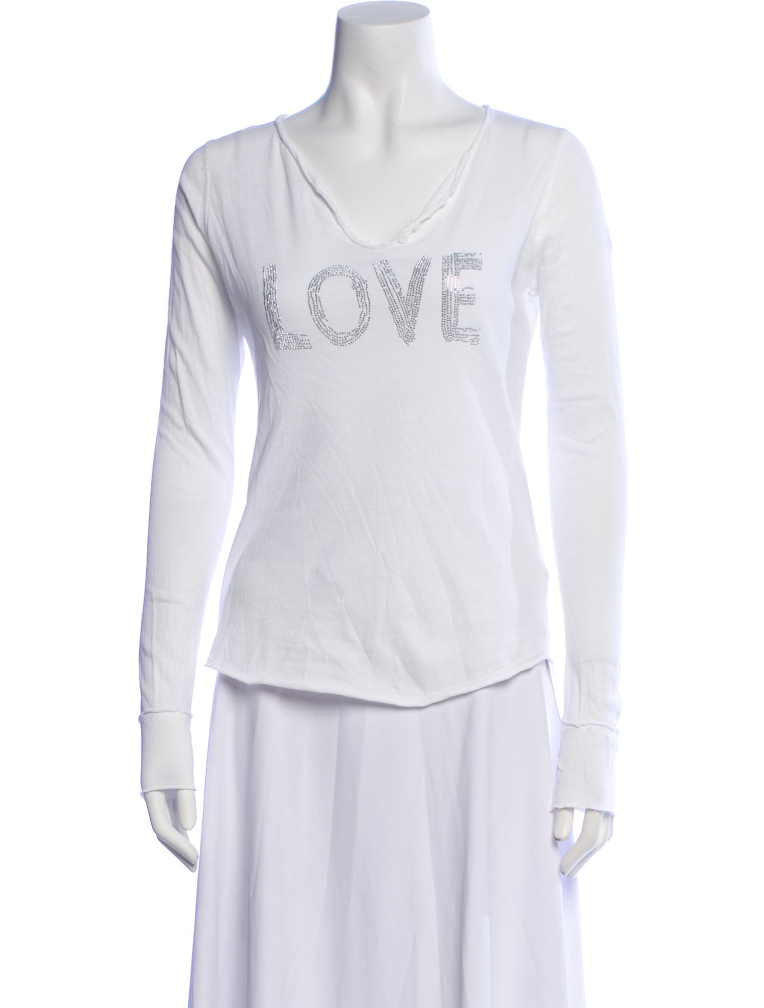 Zadig & Voltaire Graphic Print Scoop Neck T-Shirt