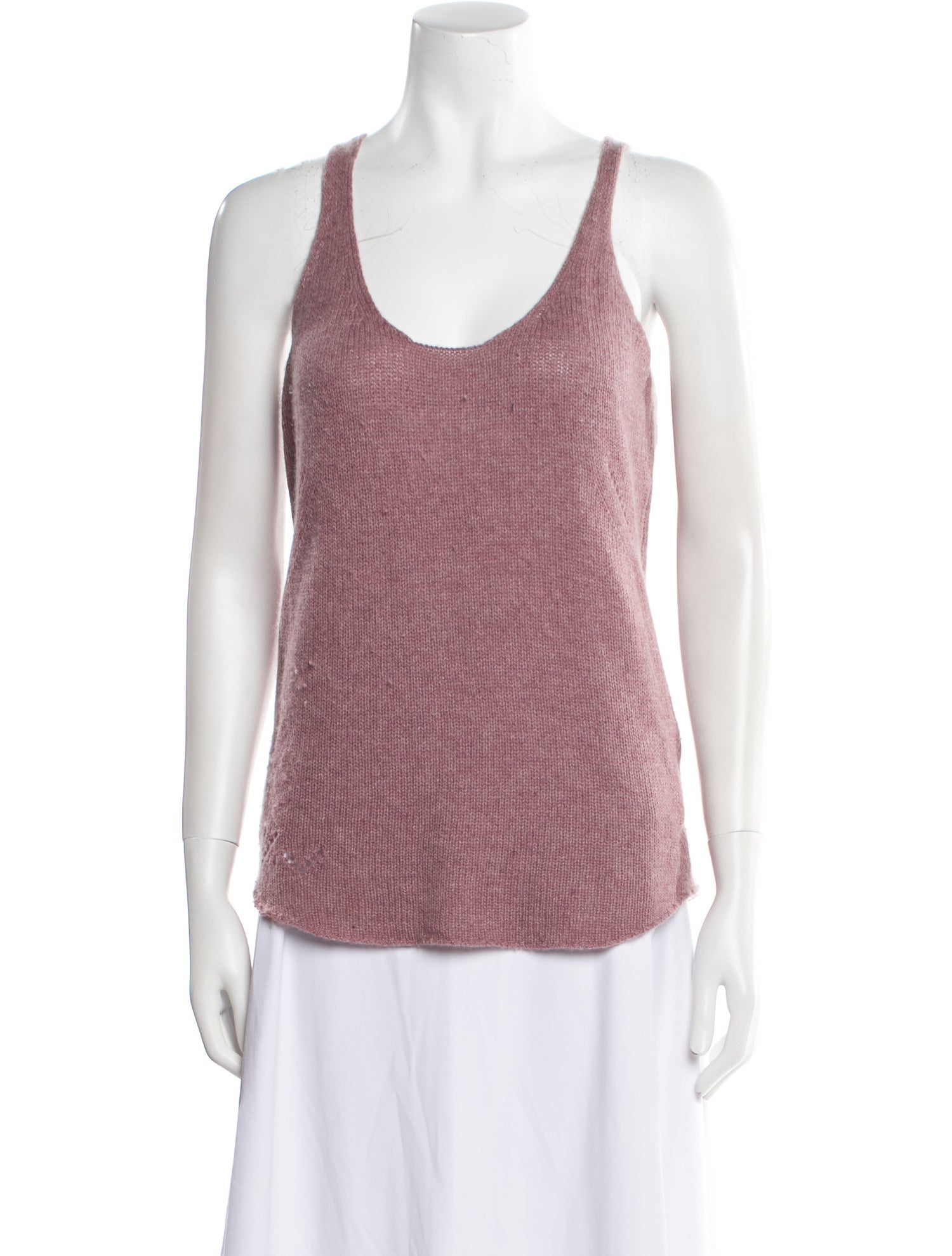 Zadig & Voltaire Cashmere Scoop Neck Top