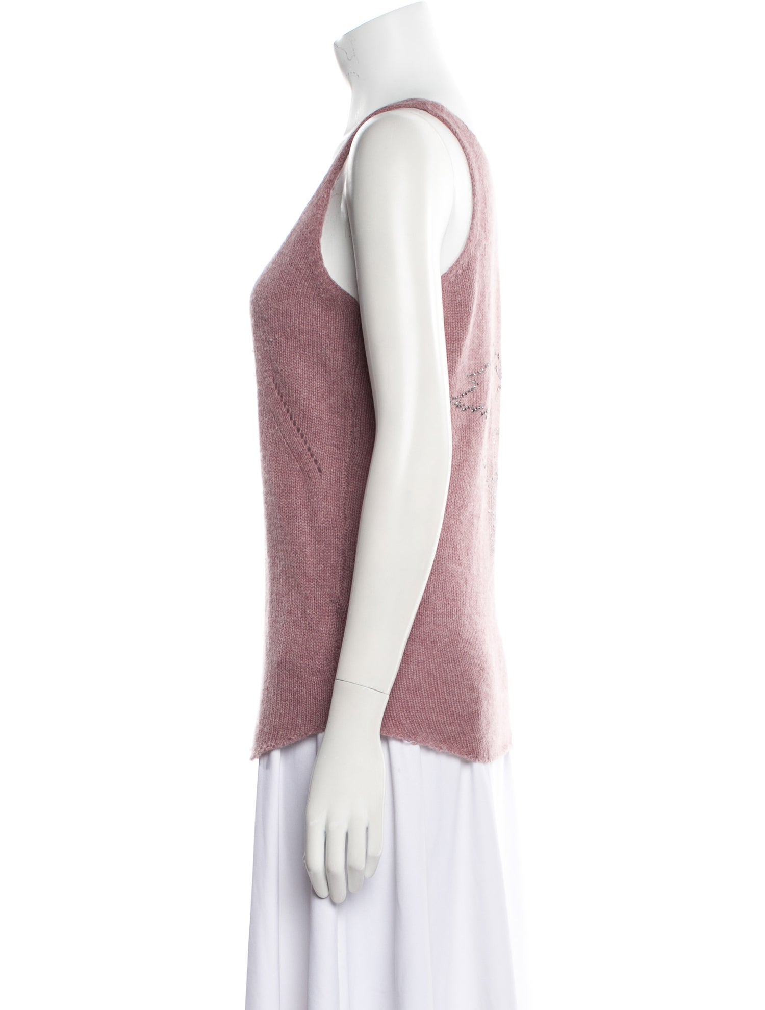Zadig & Voltaire Cashmere Scoop Neck Top