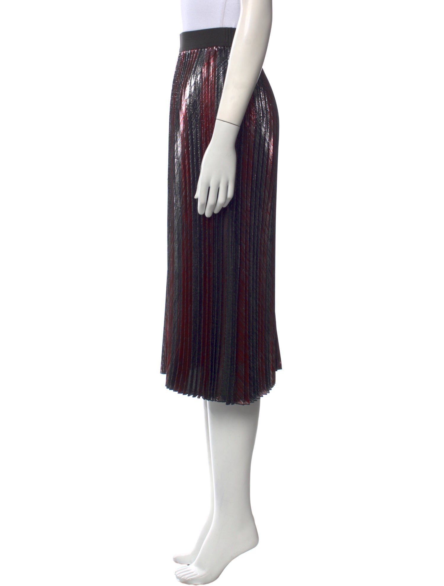 Zadig & Voltaire Striped Midi Length Skirt