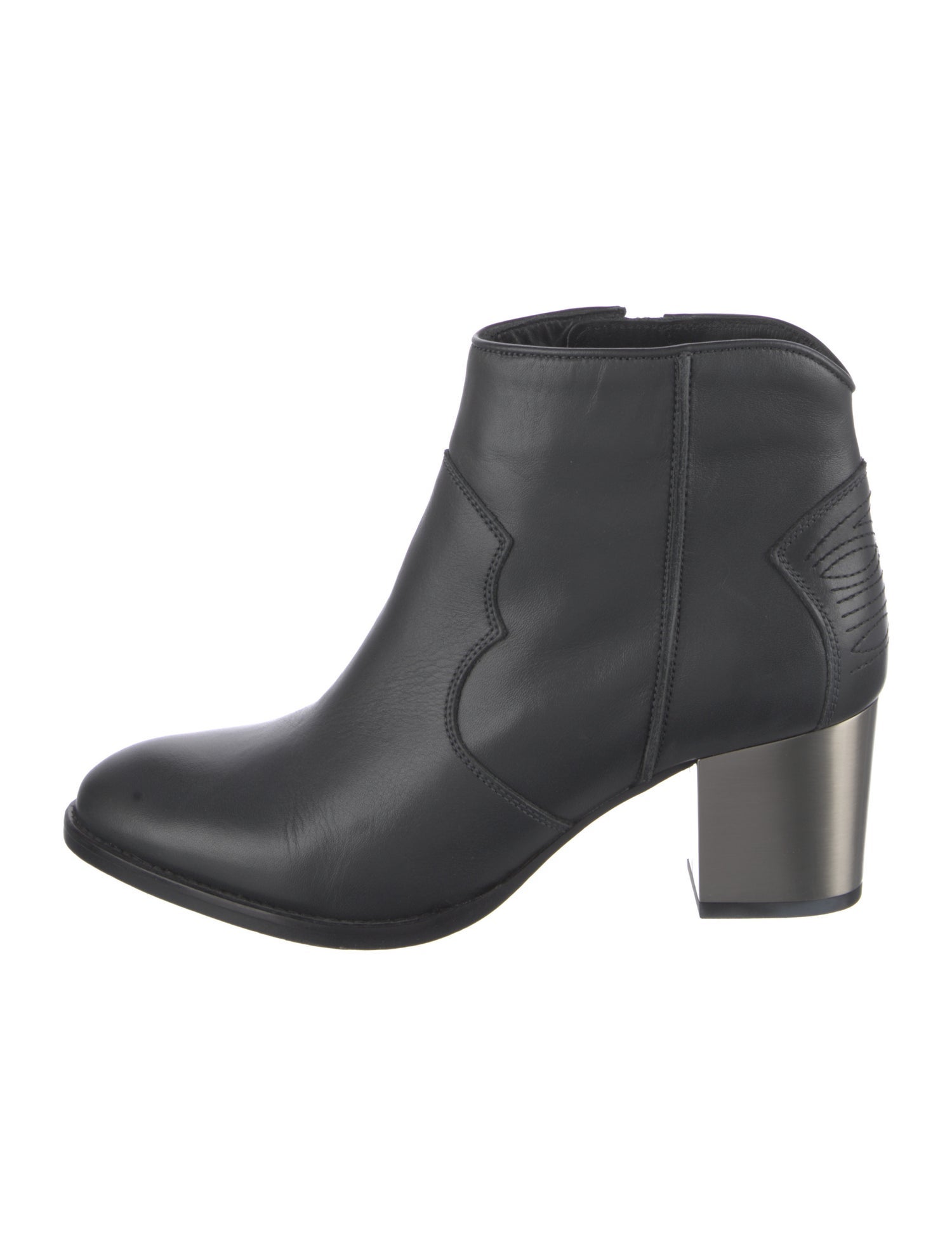 Zadig & Voltaire Leather Western Boots