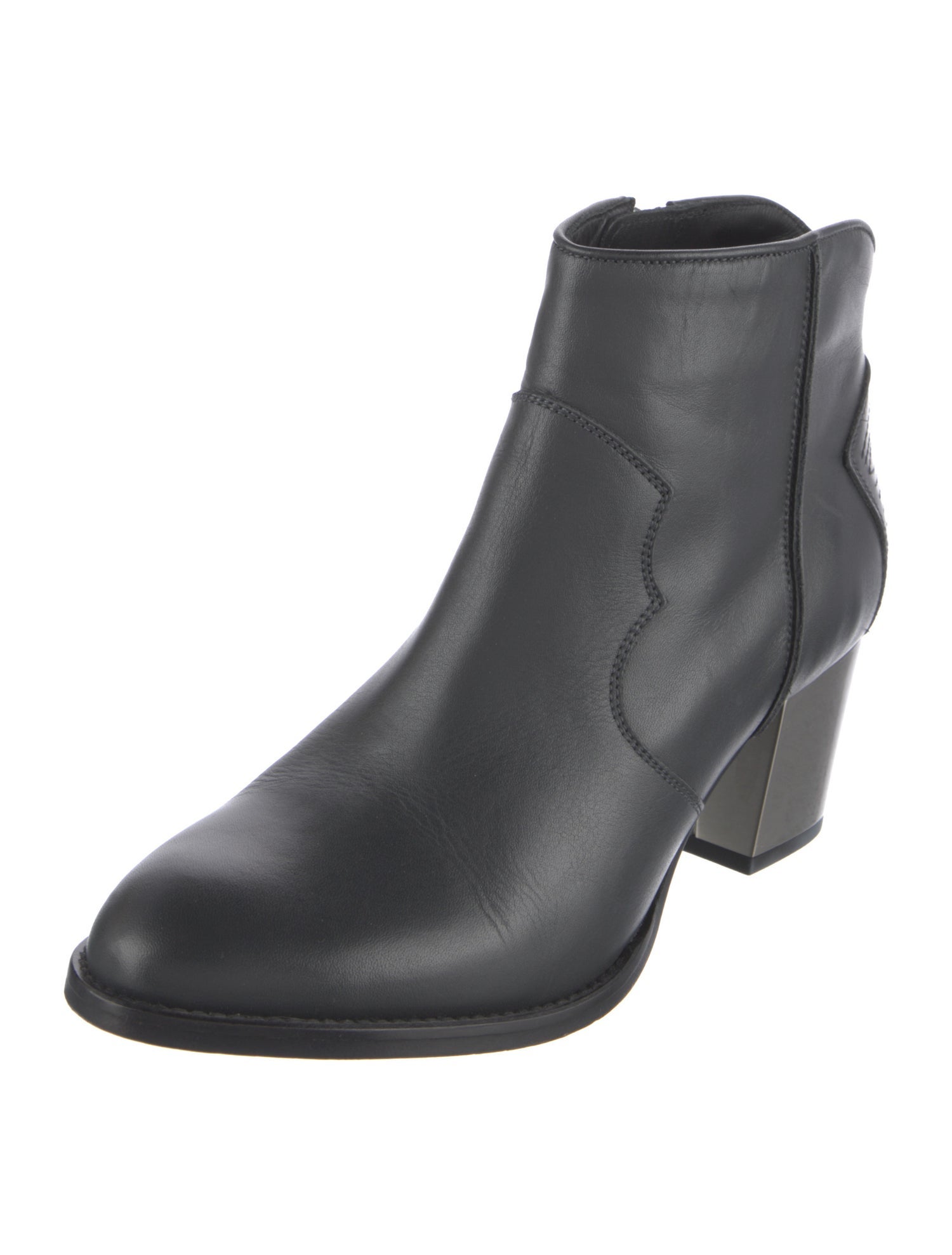 Zadig & Voltaire Leather Western Boots