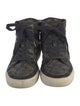 Zadig & Voltaire Leather Animal Print Sneakers