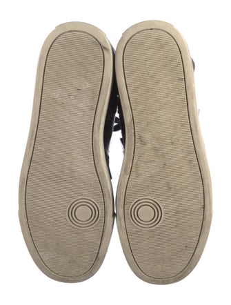 Zadig & Voltaire Leather Animal Print Sneakers