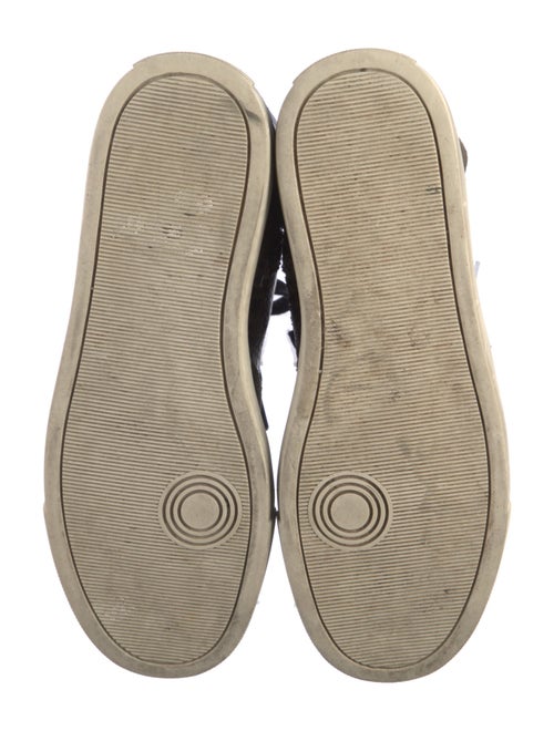 Zadig & Voltaire Leather Animal Print Sneakers