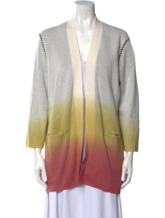 Zadig & Voltaire Striped Open Front Sweater