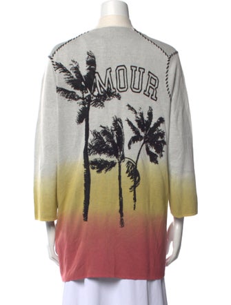 Zadig & Voltaire Striped Open Front Sweater