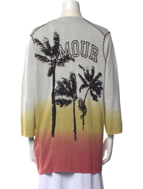 Zadig & Voltaire Striped Open Front Sweater