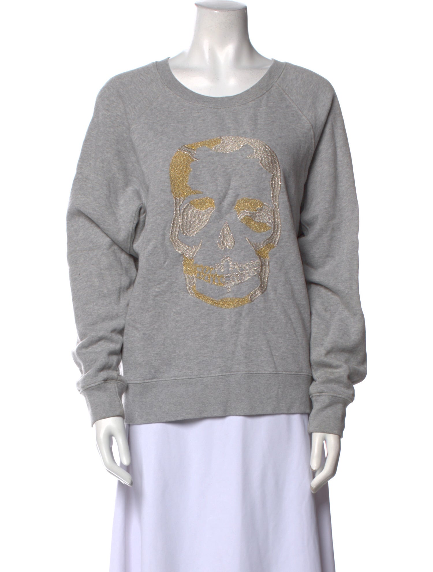 Zadig & Voltaire Graphic Print Scoop Neck Sweater