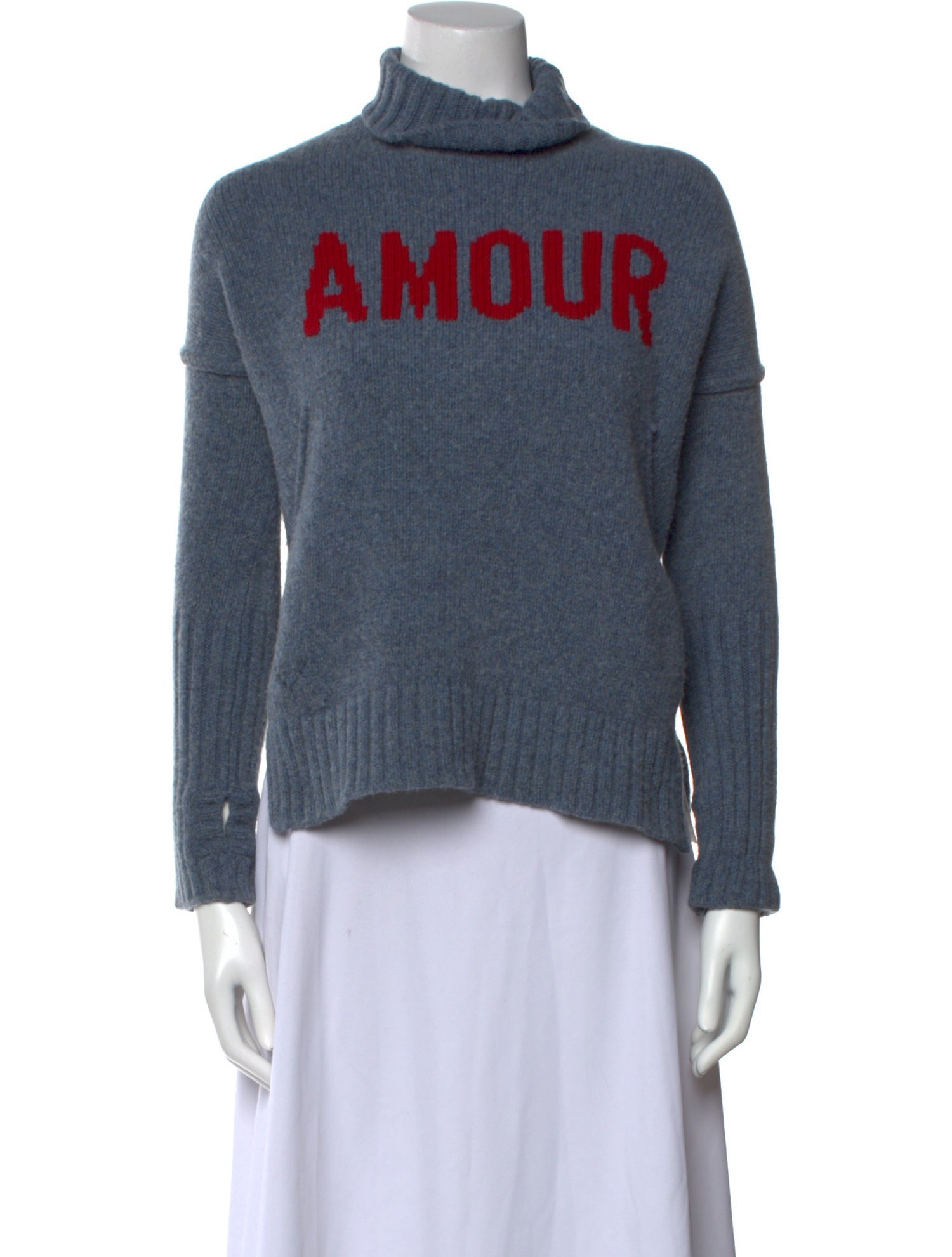 Zadig & Voltaire Merino Wool Graphic Print Sweater