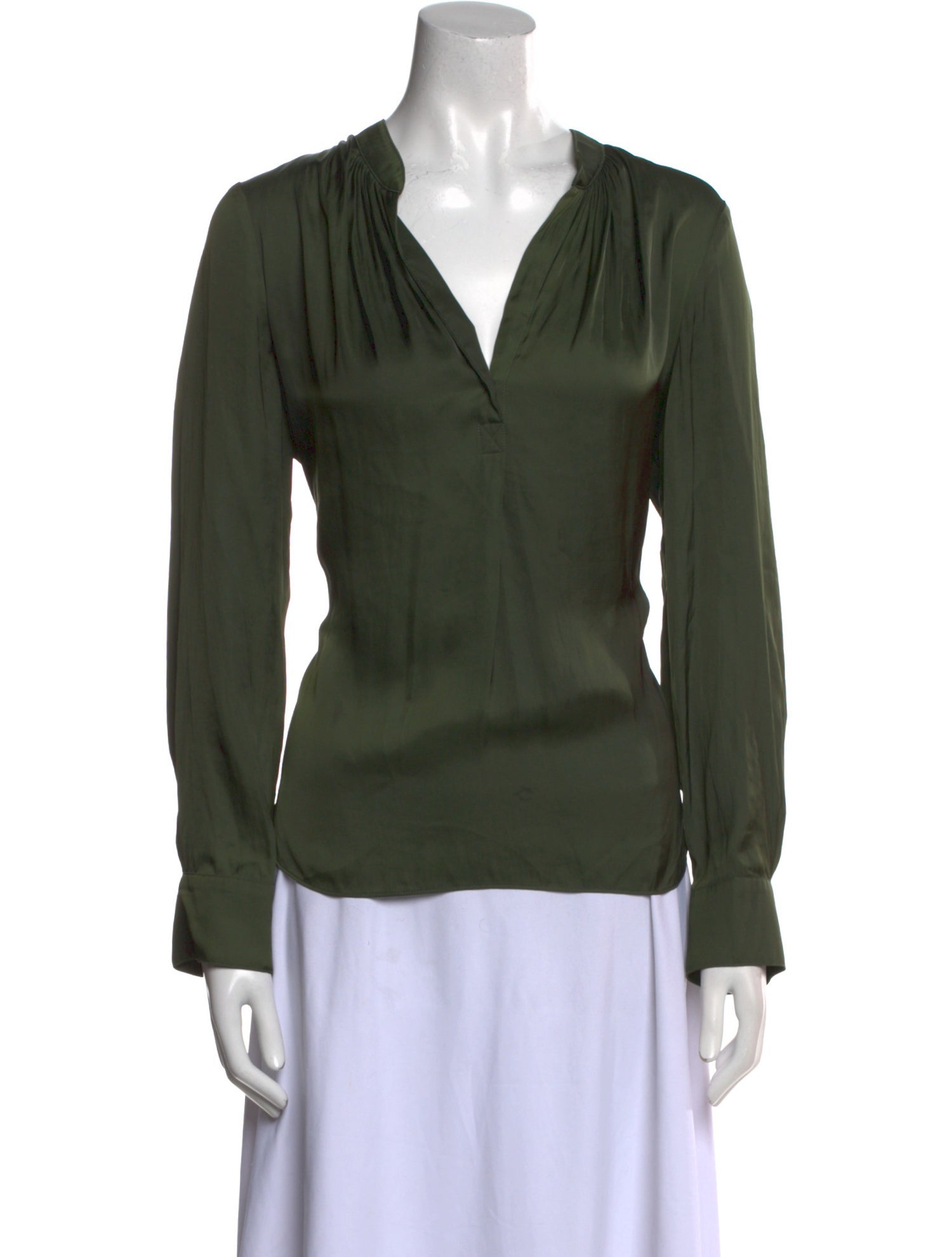 Zadig & Voltaire V-Neck Long Sleeve Blouse