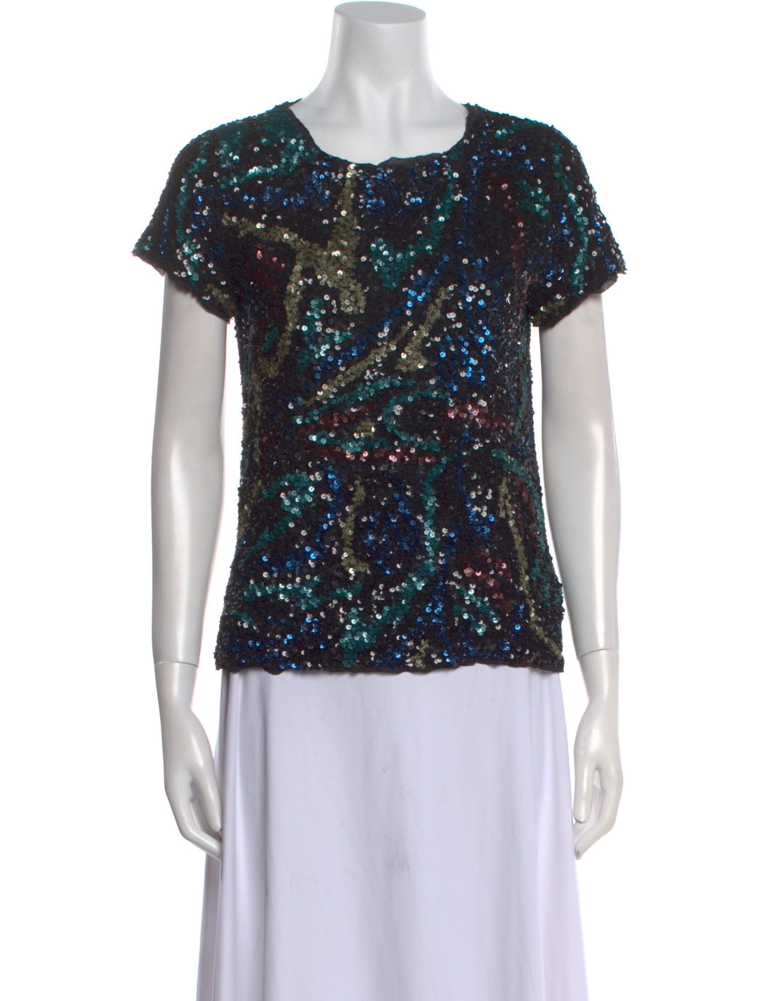 Zadig & Voltaire Printed Scoop Neck T-Shirt