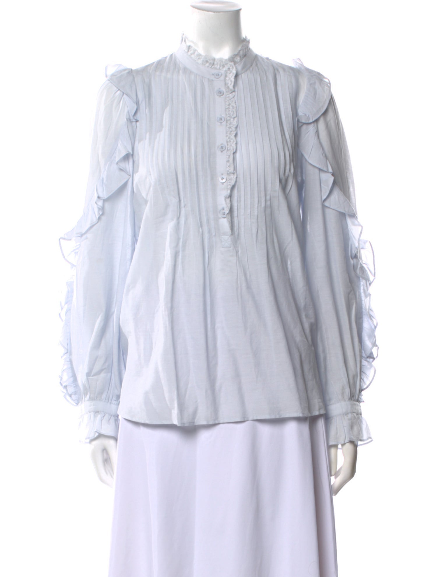 Zadig & Voltaire Mock Neck Long Sleeve Blouse w/ Tags