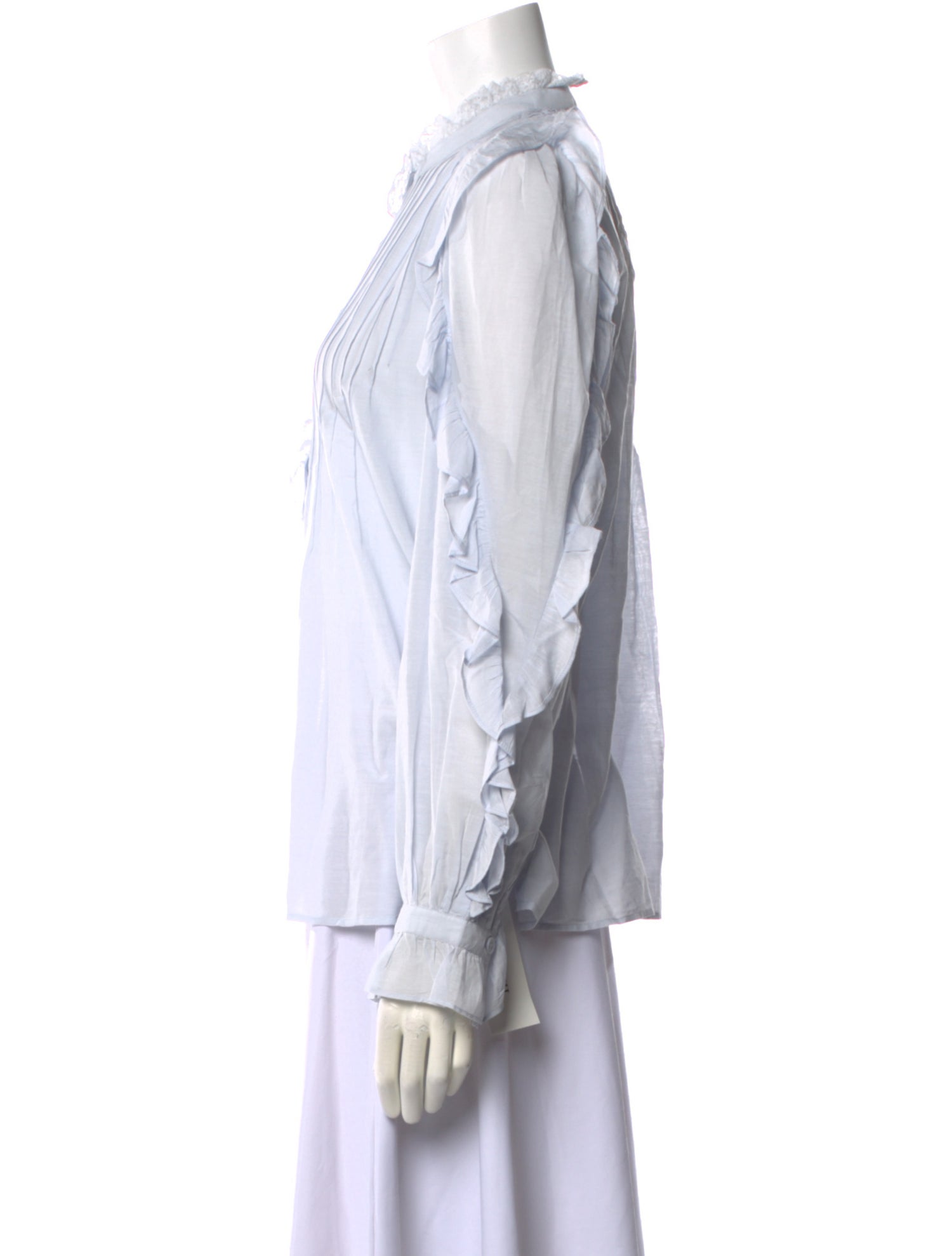 Zadig & Voltaire Mock Neck Long Sleeve Blouse w/ Tags