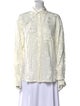 Zadig & Voltaire Silk Long Sleeve Button-Up Top