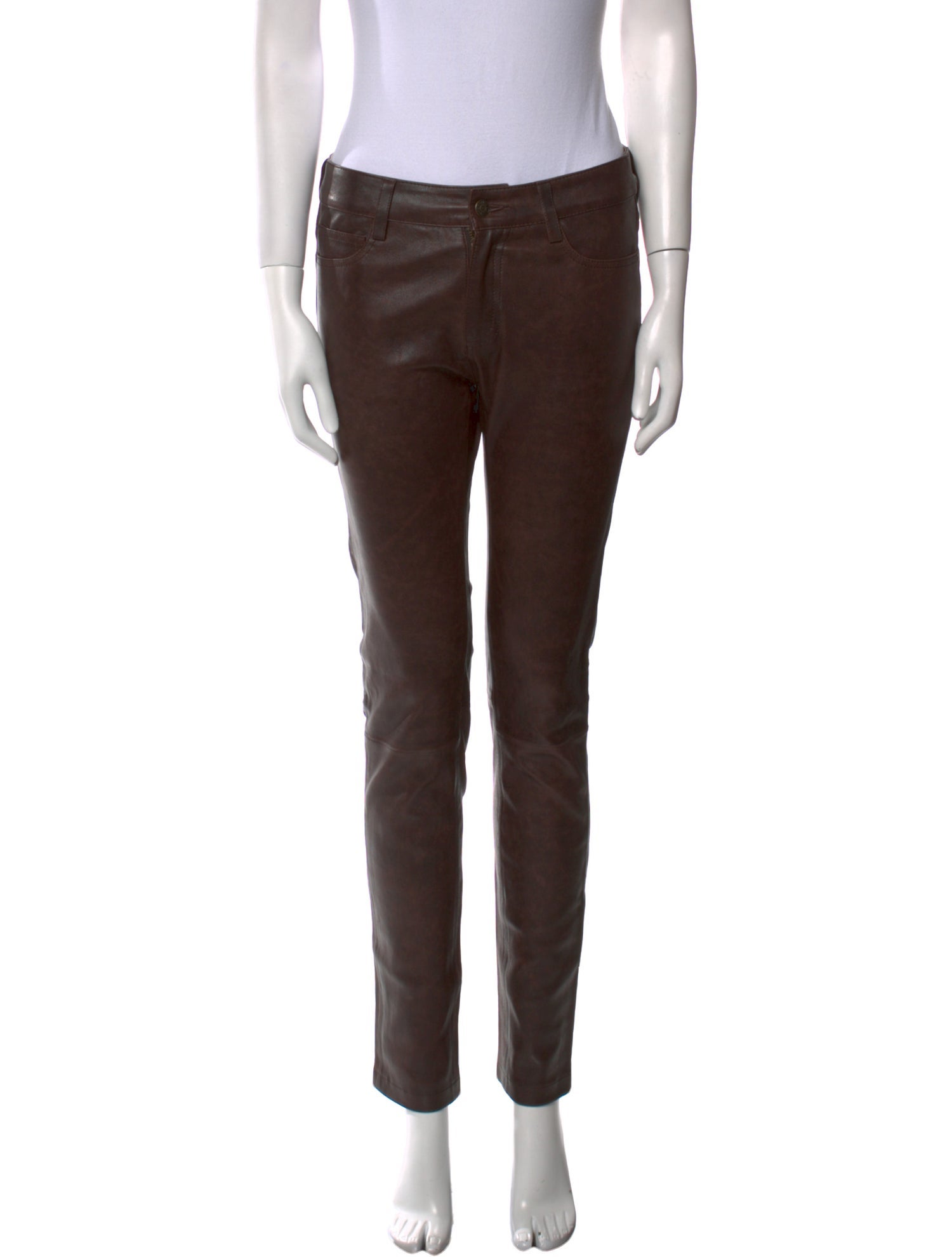 Zadig & Voltaire Leather Skinny Leg Pants