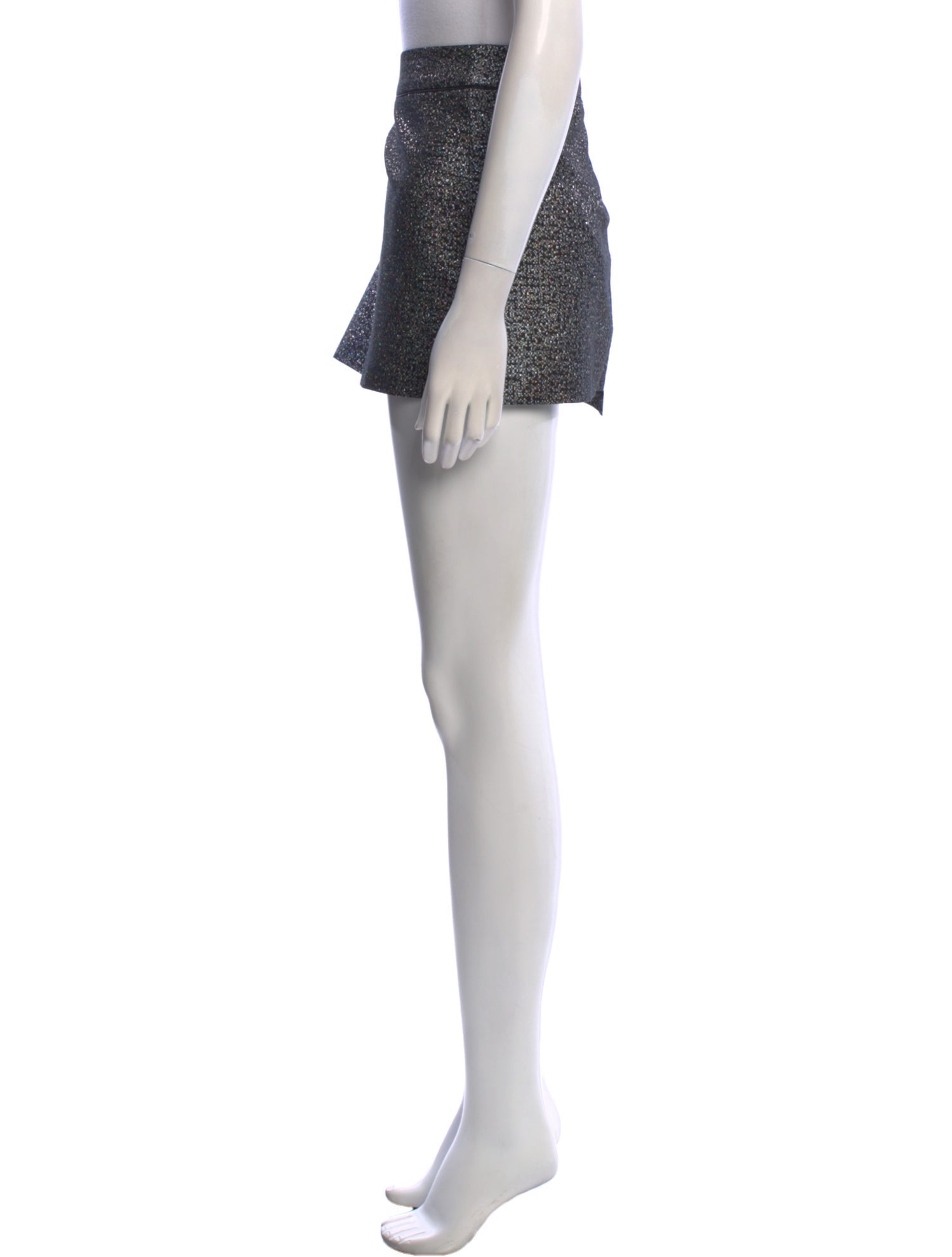 Zadig & Voltaire Glitter Accents Mini Skirt