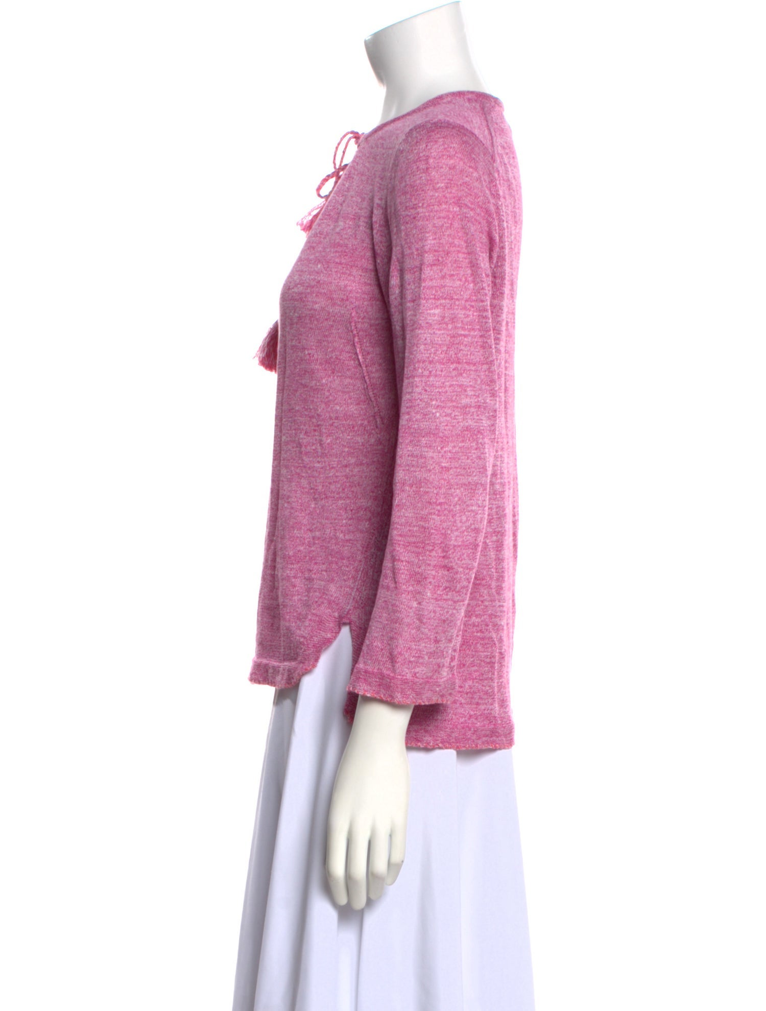 Zadig & Voltaire Linen Tie Neck Sweater