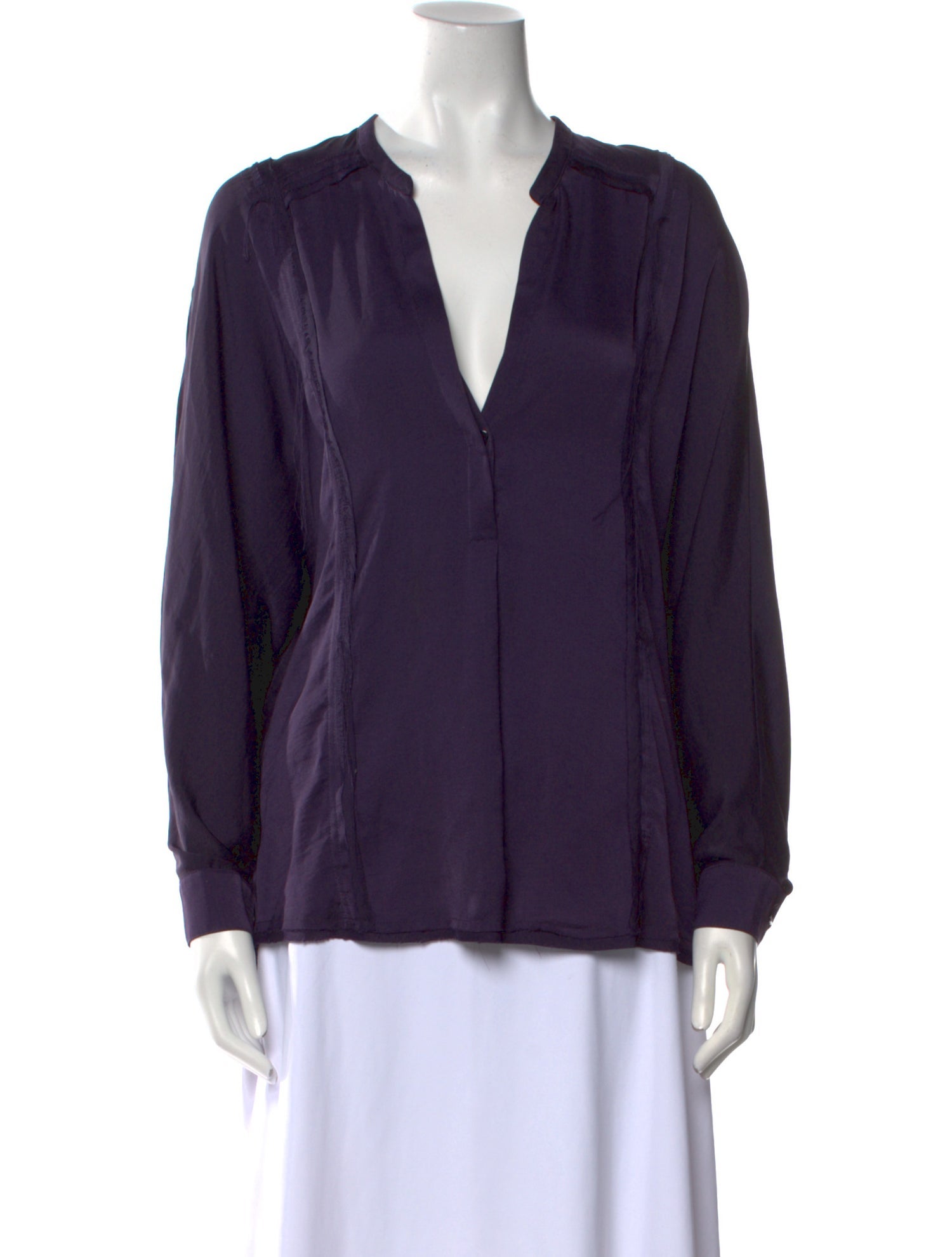 Zadig & Voltaire V-Neck Long Sleeve Blouse