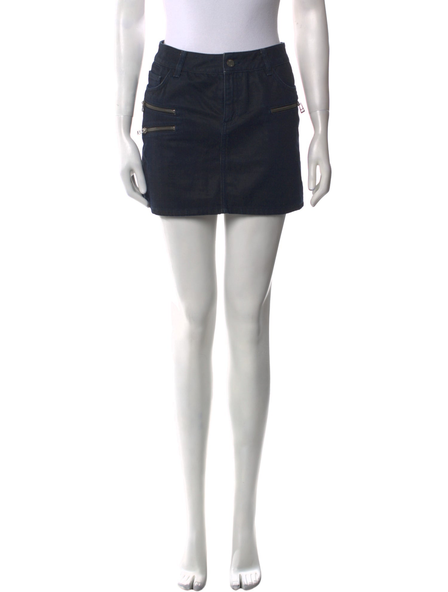 Zadig & Voltaire Raw-Edge Trim Mini Skirt