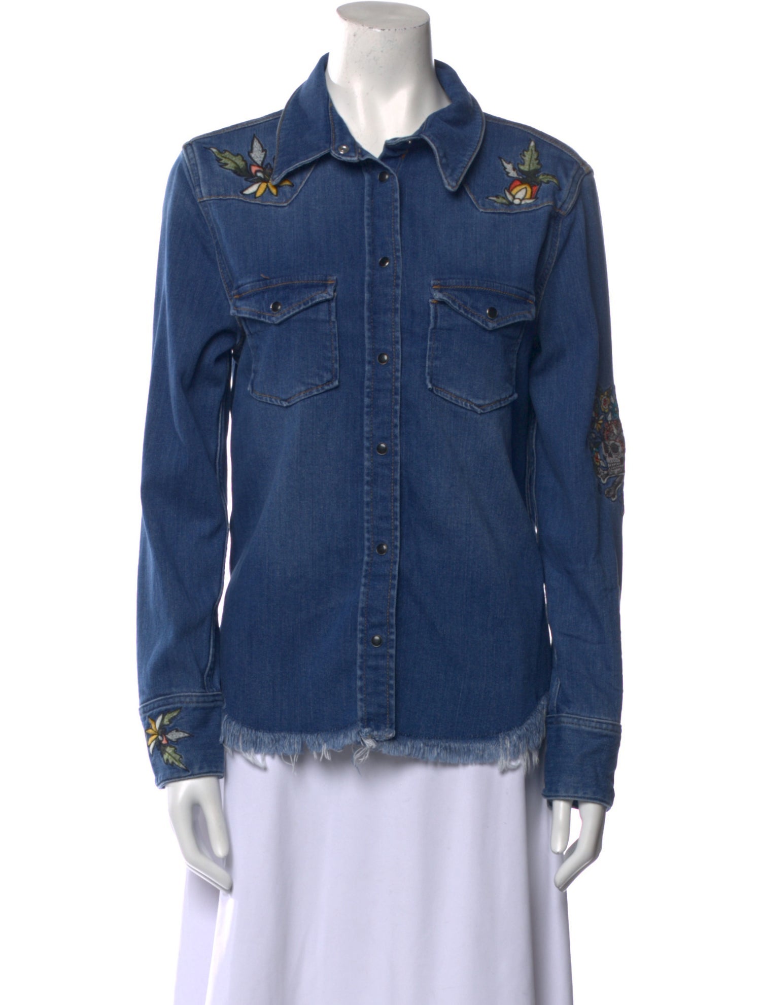 Zadig & Voltaire Long Sleeve Button-Up Top