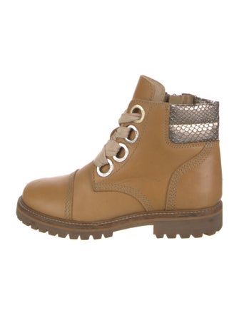 Zadig & Voltaire Leather Combat Boots