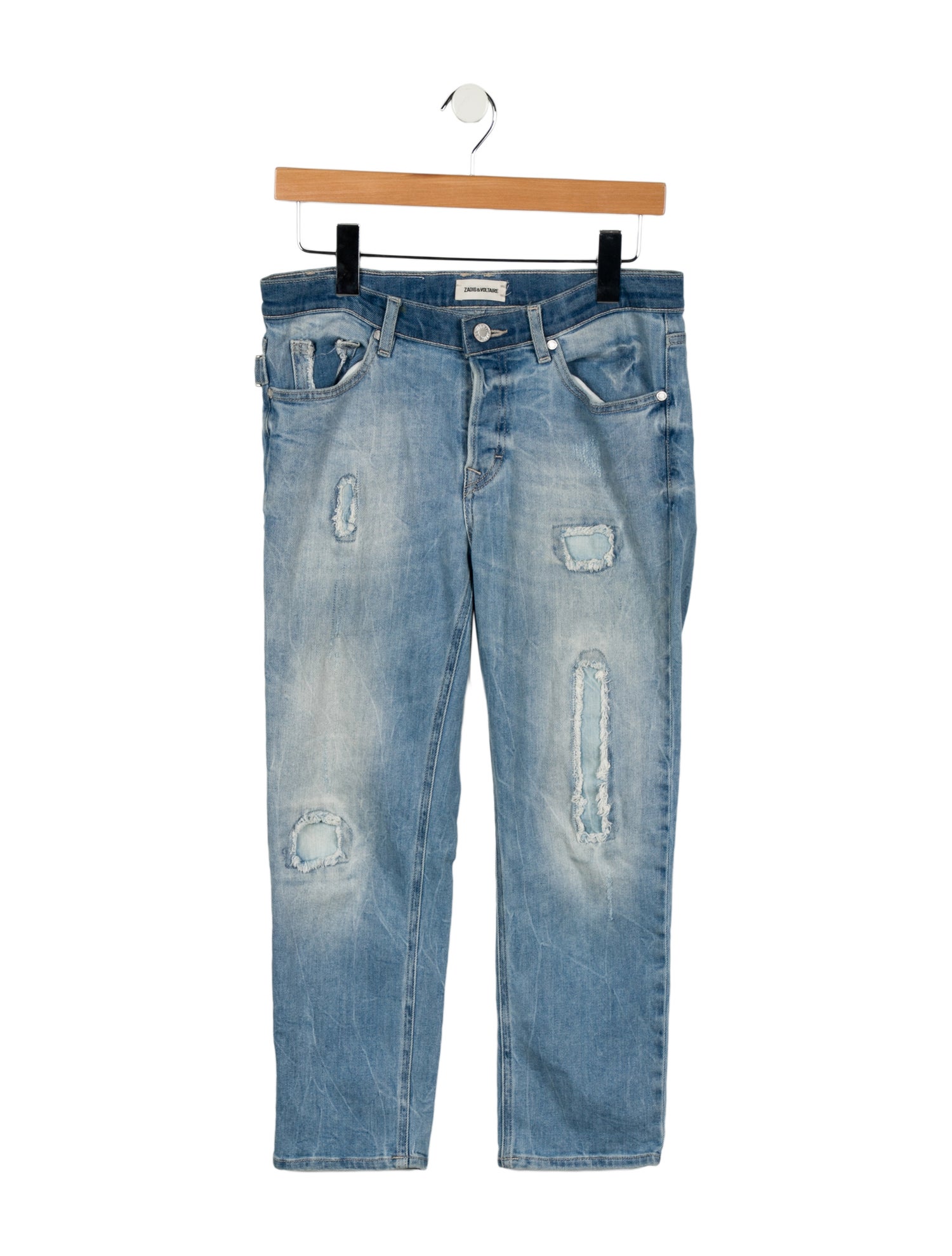 Zadig & Voltaire High-Rise Straight Leg Jeans