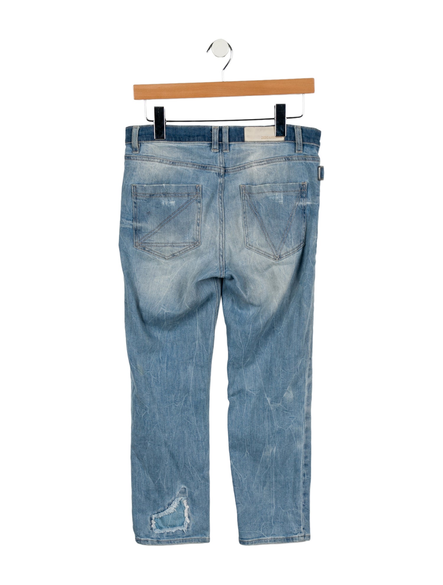 Zadig & Voltaire High-Rise Straight Leg Jeans