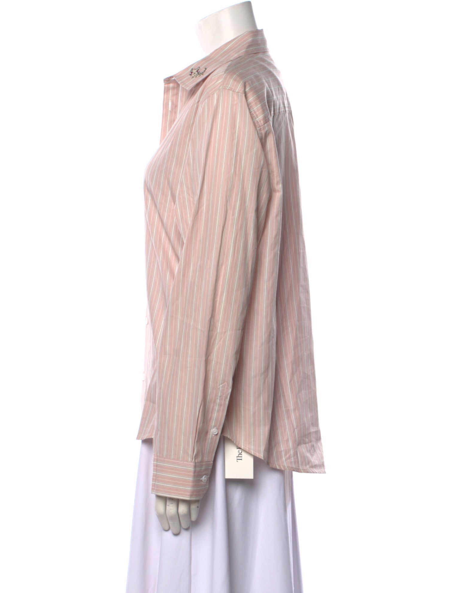 Zadig & Voltaire Striped Long Sleeve Button-Up Top