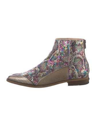 Zadig & Voltaire Leather Printed Boots