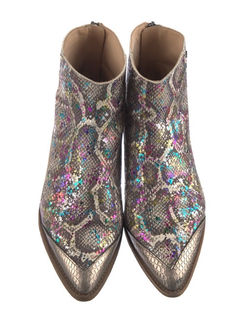 Zadig & Voltaire Leather Printed Boots