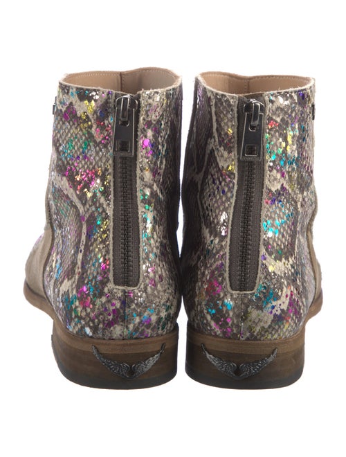 Zadig & Voltaire Leather Printed Boots