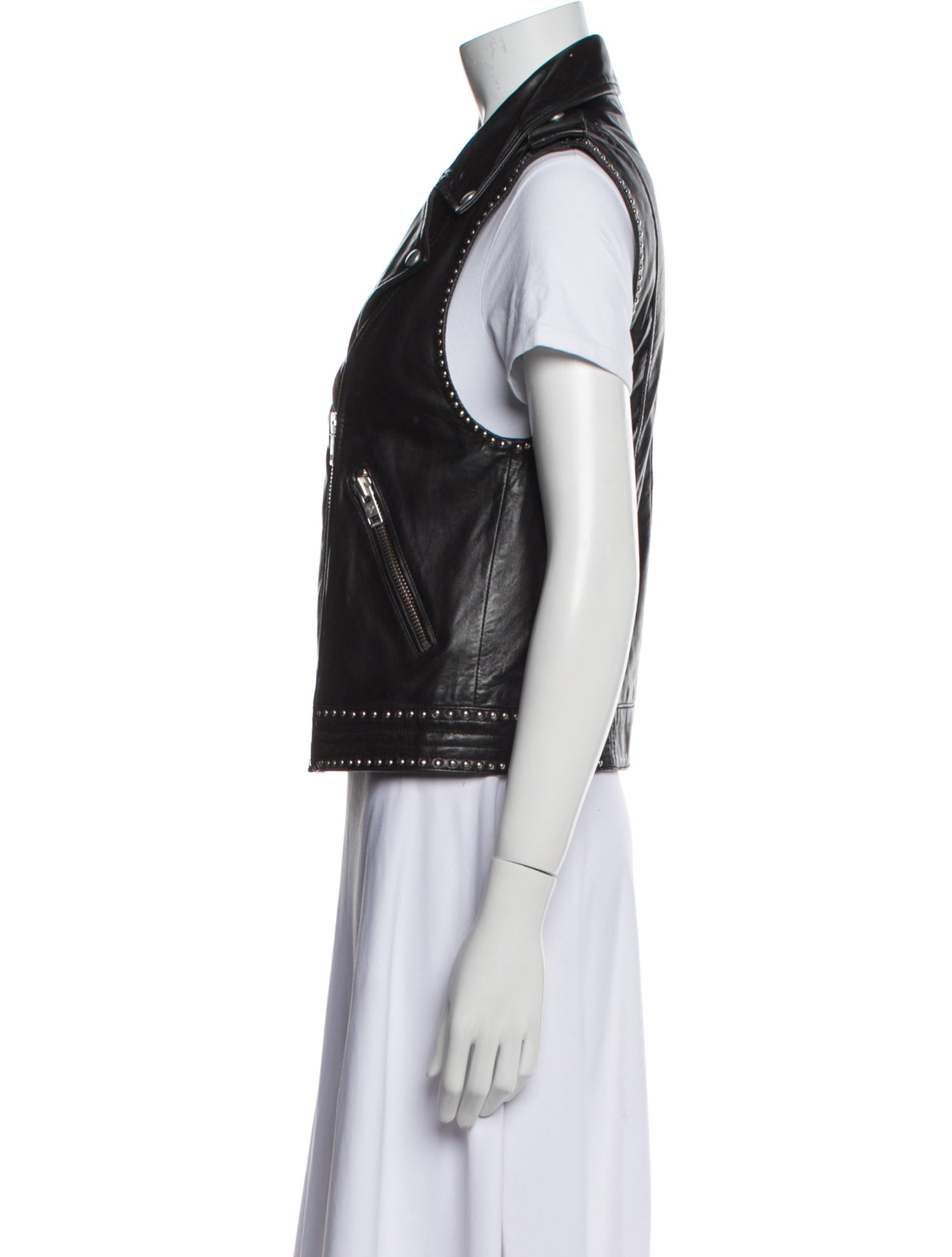 Zadig & Voltaire Leather Biker Jacket