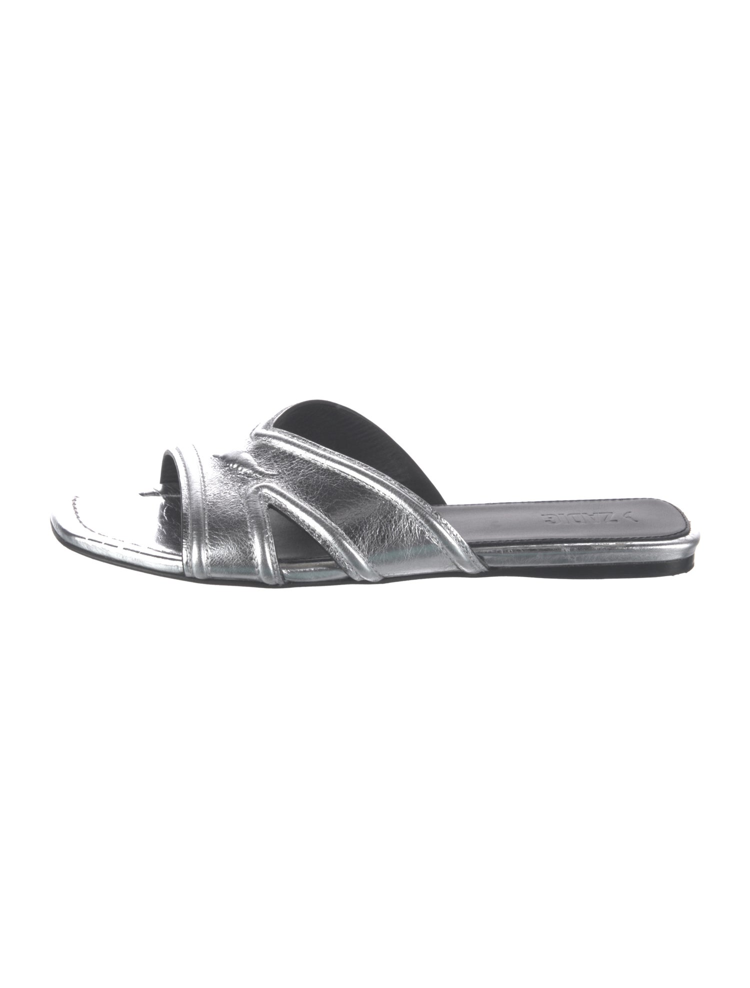 Zadig & Voltaire Patent Leather Slides