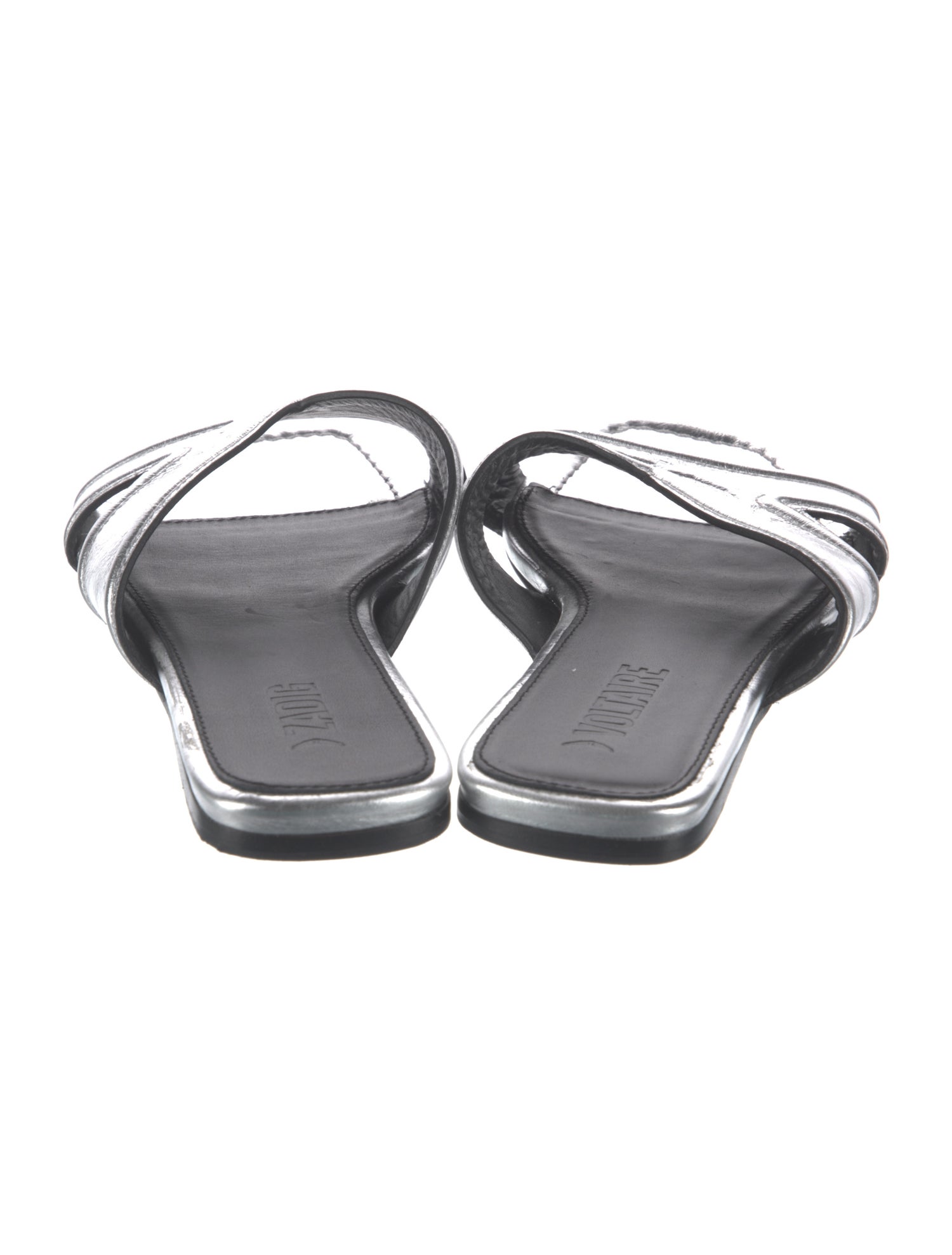 Patent Leather Slides