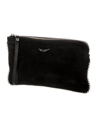 Zadig & Voltaire Suede Clutch