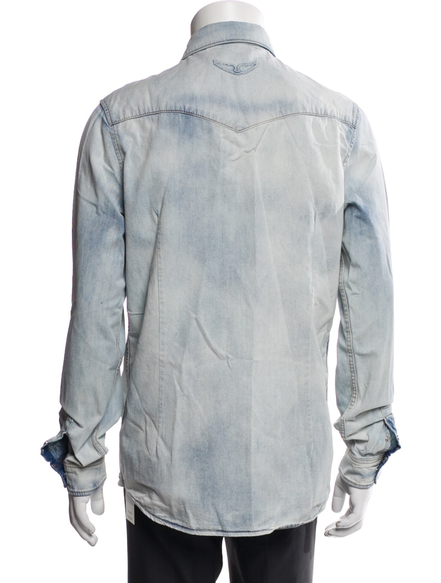 Zadig & Voltaire Long Sleeve Denim Shirt