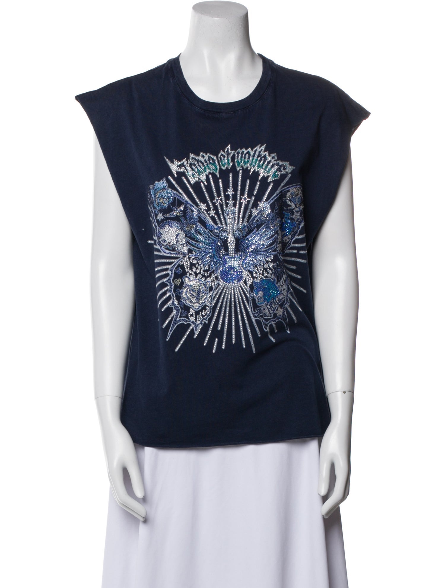 Zadig & Voltaire Graphic Print Crew Neck T-Shirt