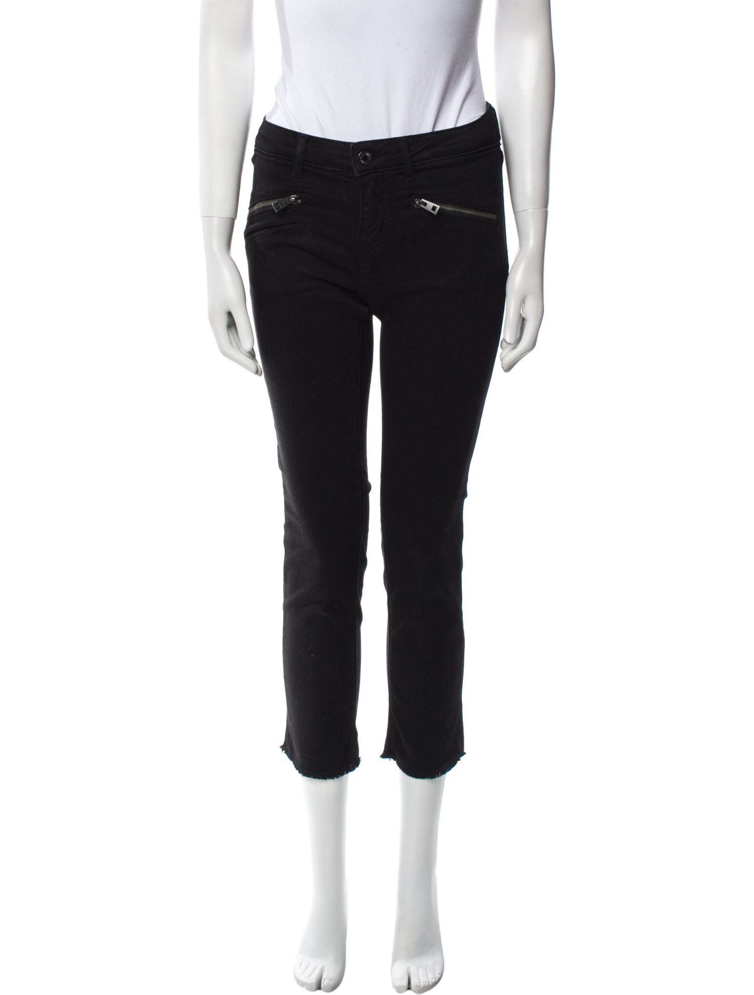 Zadig & Voltaire Mid-Rise Straight Leg Jeans