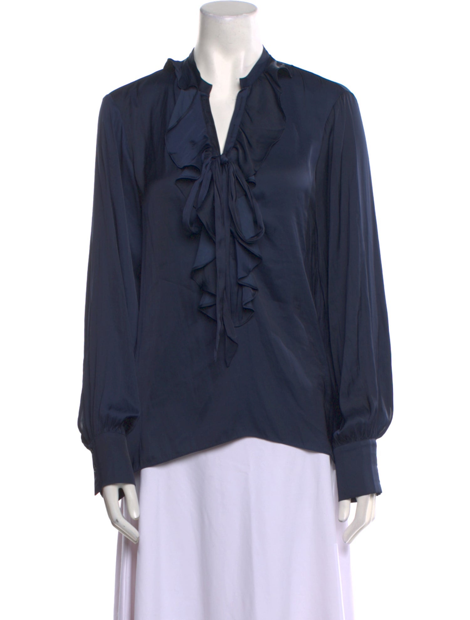 Zadig & Voltaire V-Neck Long Sleeve Blouse