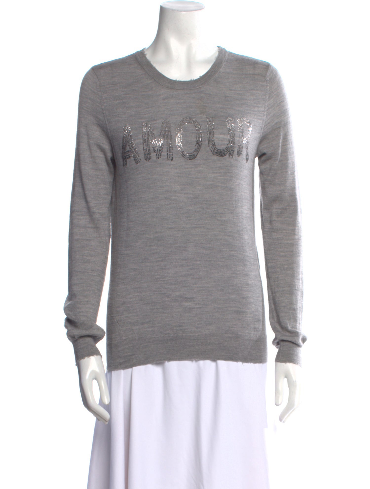 Zadig & Voltaire Merino Wool Graphic Print Sweater