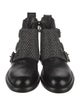 Zadig & Voltaire Leather Studded Accents Combat Boots