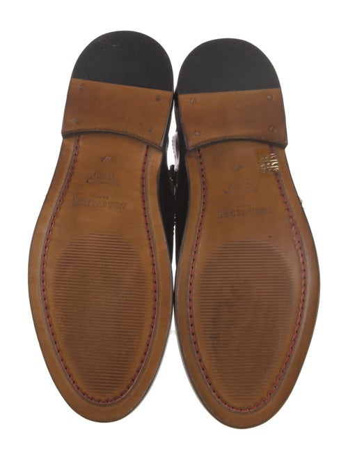 Zadig & Voltaire Leather Studded Accents Combat Boots