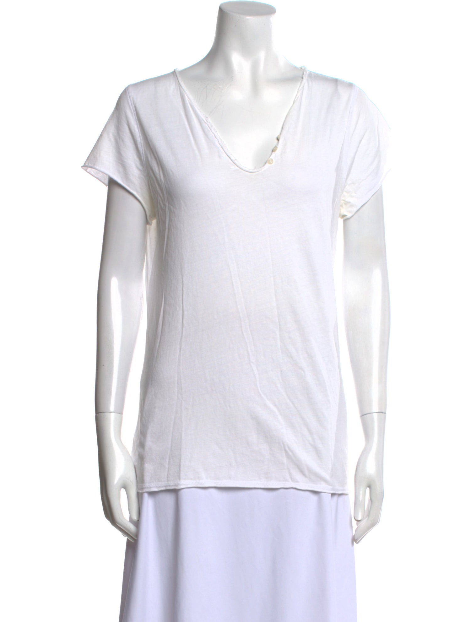 Zadig & Voltaire V-Neck Short Sleeve T-Shirt