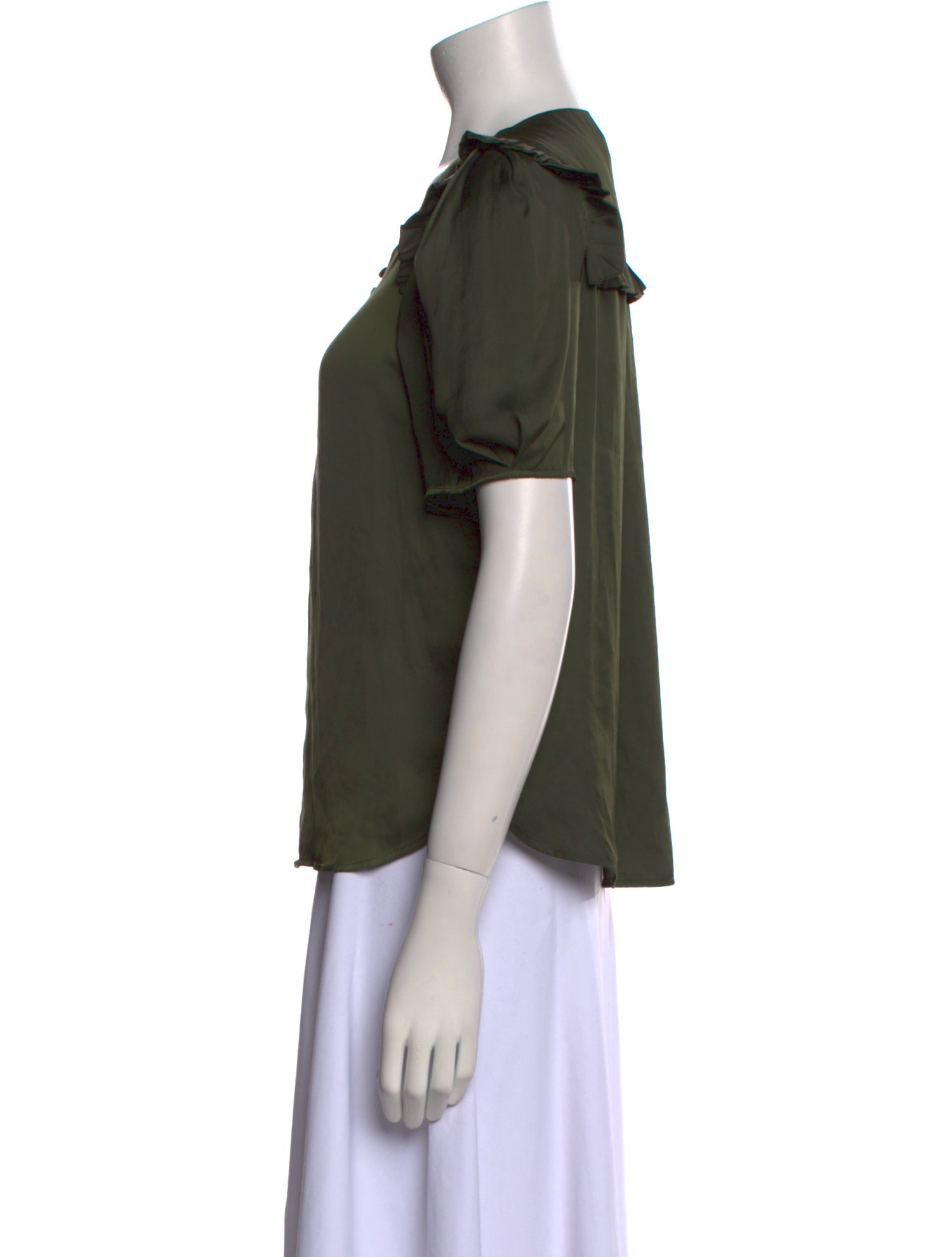 Zadig & Voltaire V-Neck Short Sleeve Blouse