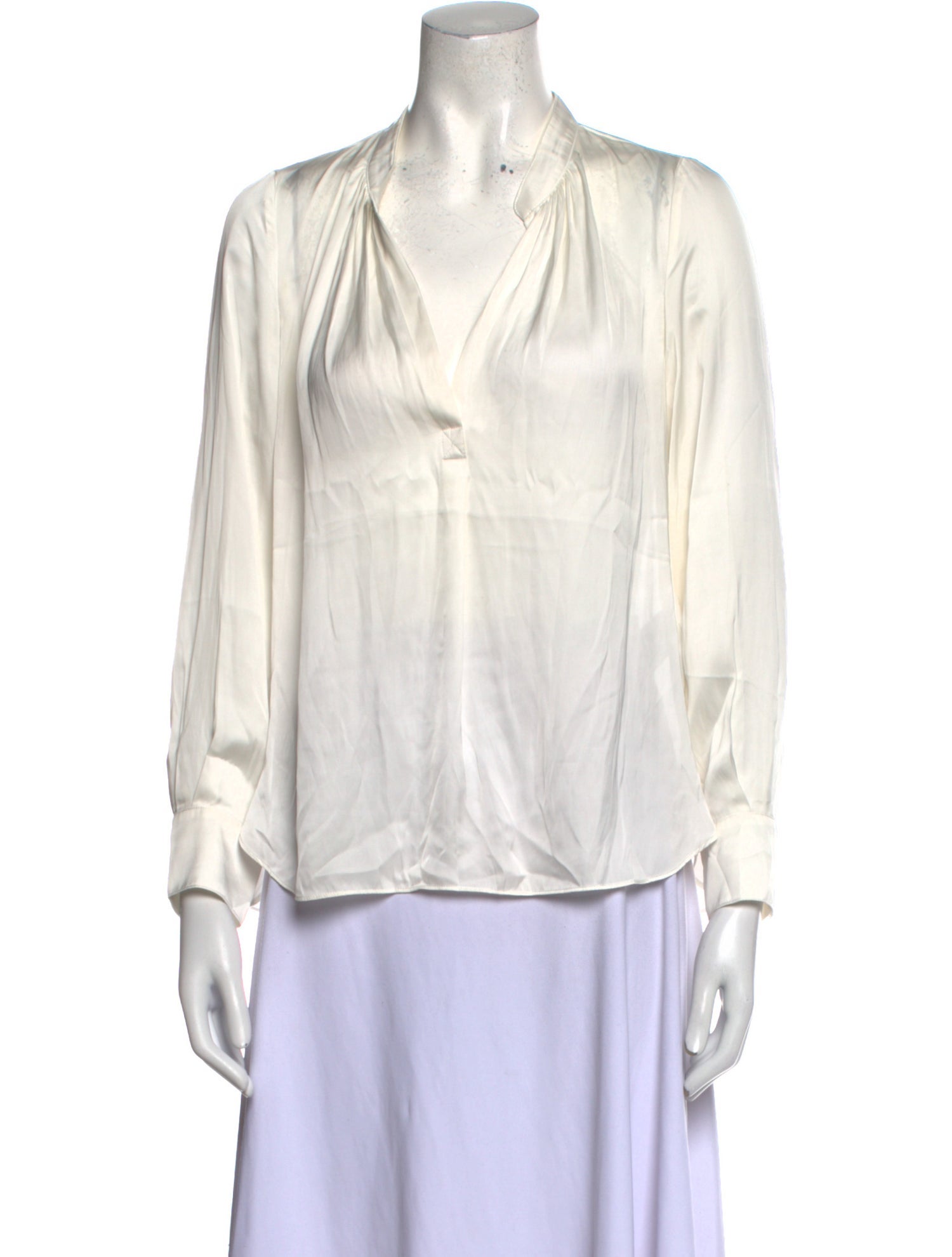 Zadig & Voltaire V-Neck Long Sleeve Blouse