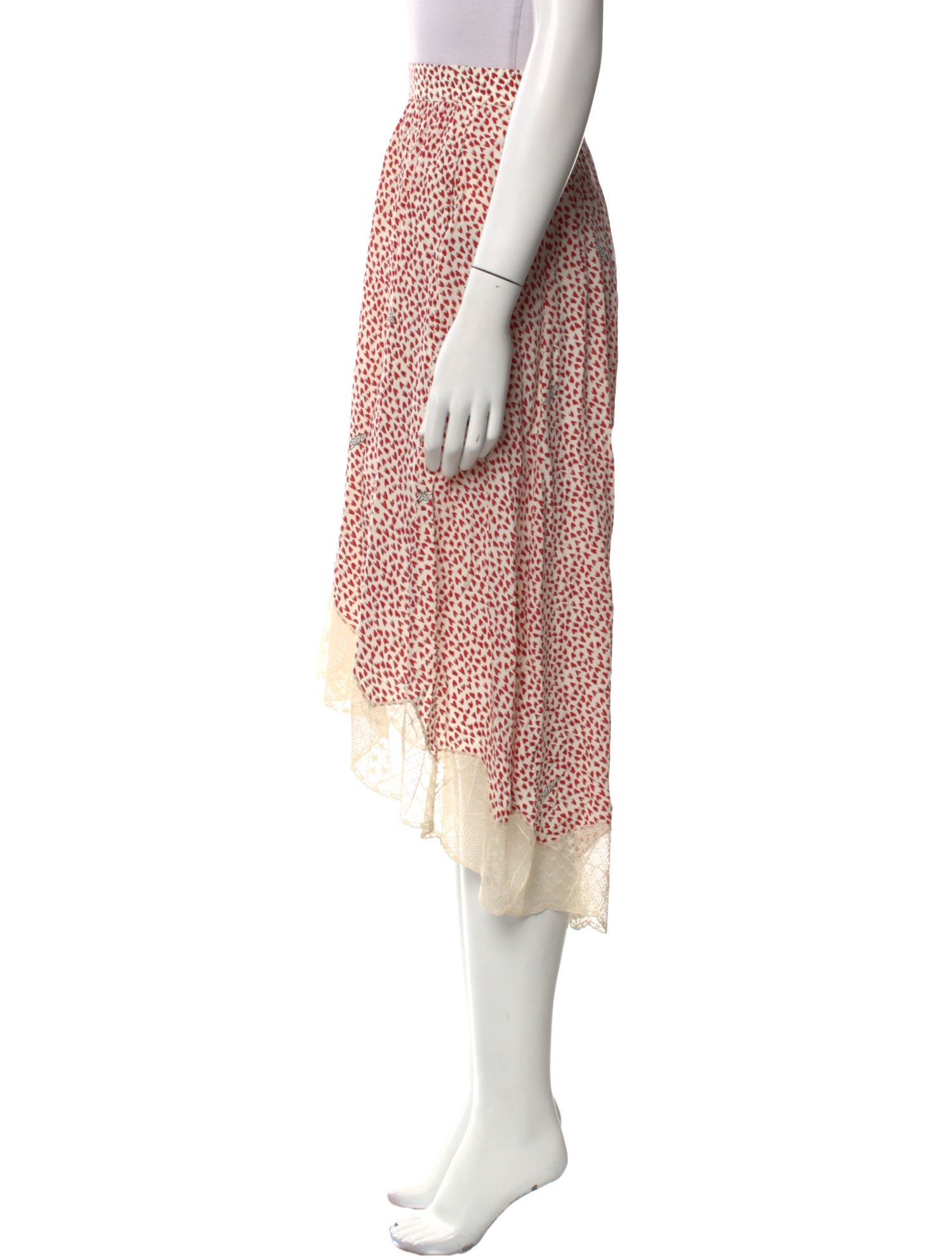 Zadig & Voltaire Printed Midi Length Skirt