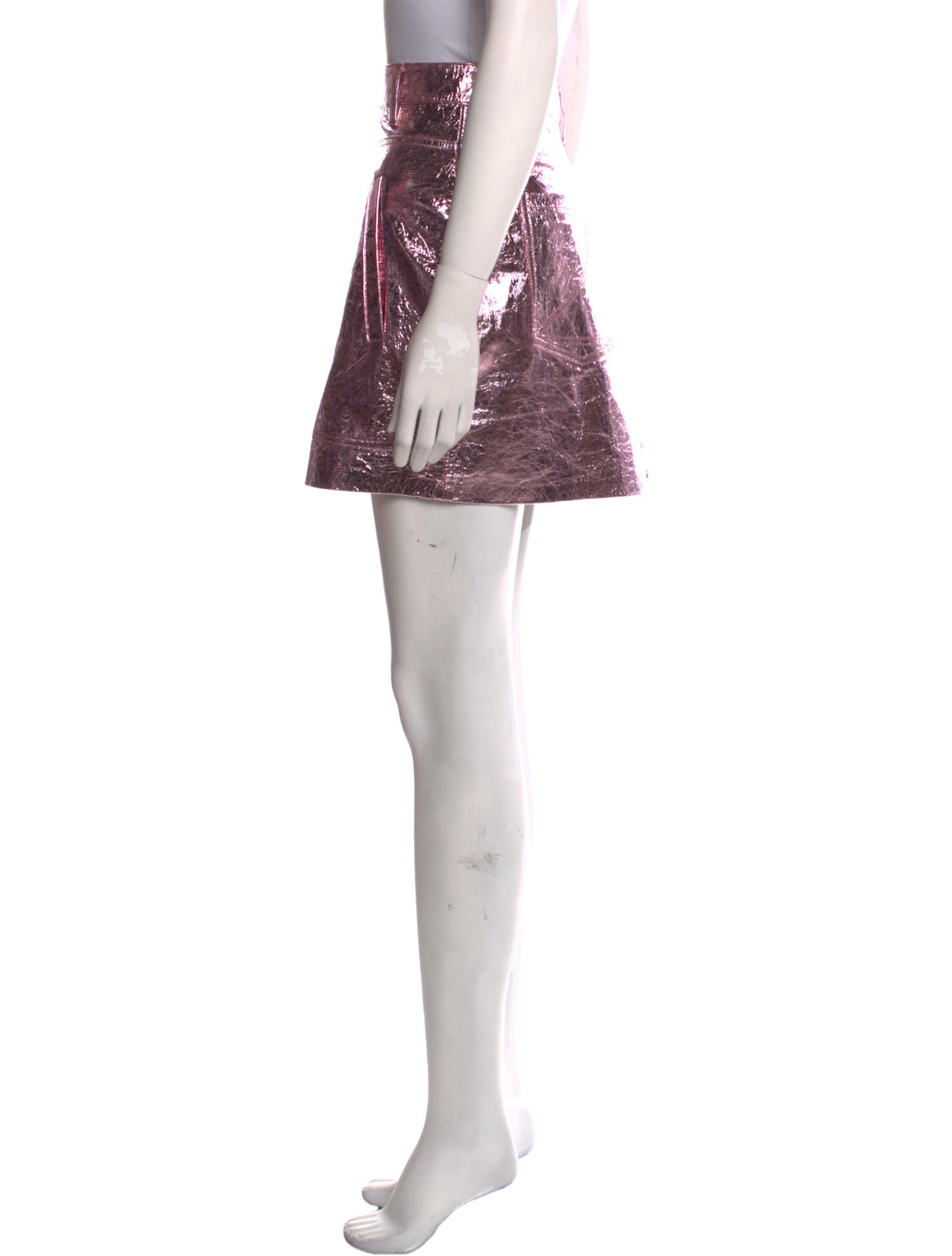 Zadig & Voltaire Leather Mini Skirt